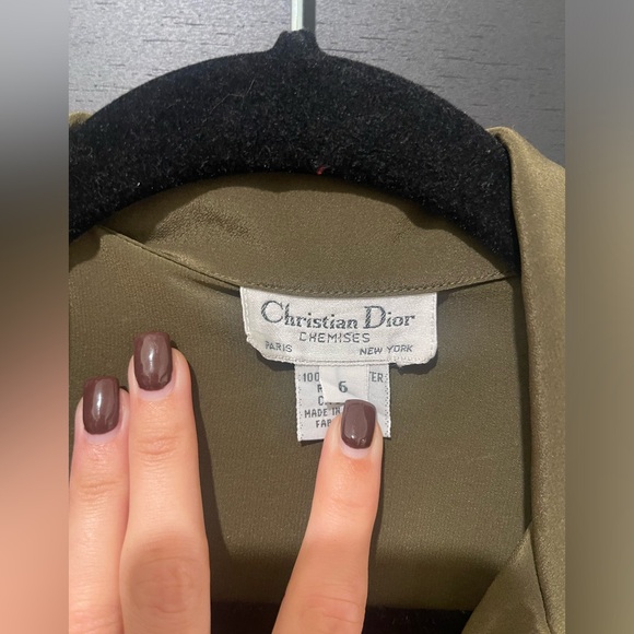 DIOR Vintage Late Button-Up Top - Picture 3 of 6